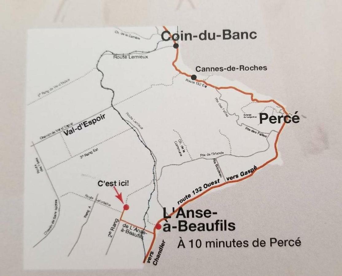 Gite Aux Jardins De L'Anse Perce Eksteriør bilde